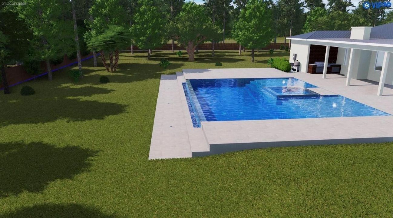 AI Generated Pool