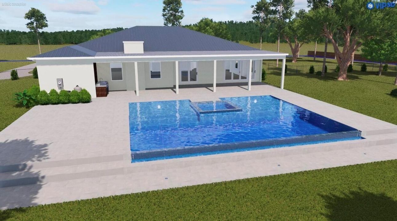 AI Generated Pool