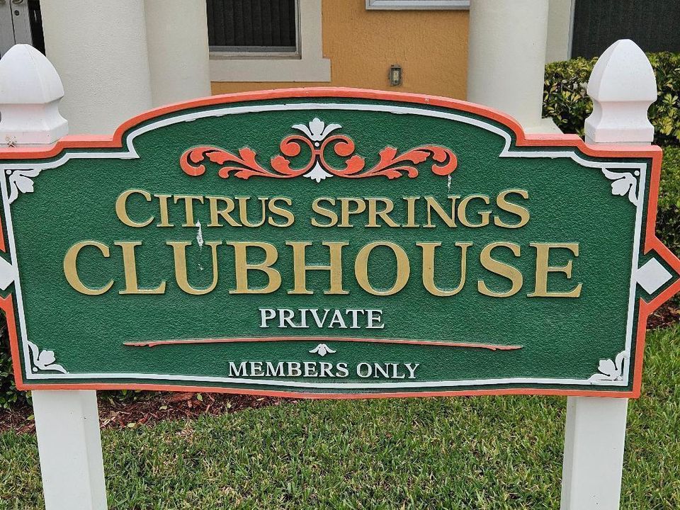 Club House Entry