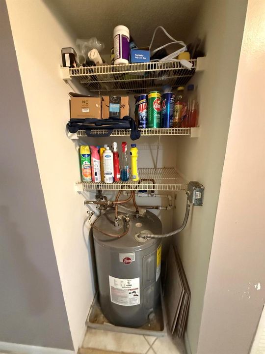 water heater pantry