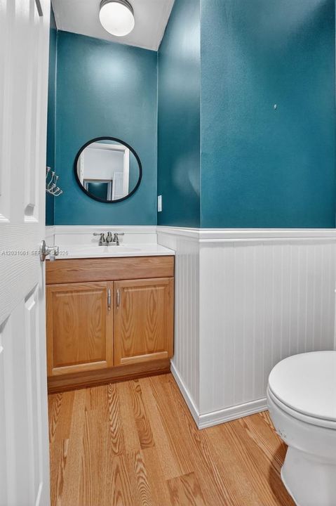 Down stairs 1/2 bath