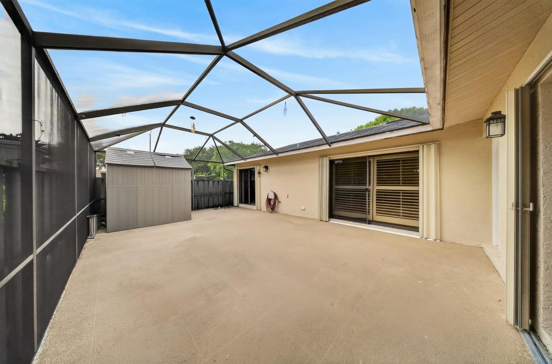 Screened Courtyard
