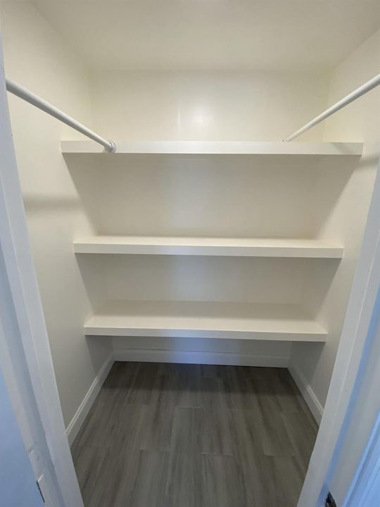 CLOSET #1 IN MASTER BEDROOM