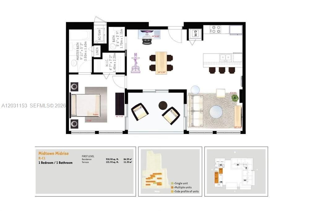 En Venta: $465,000 (1 camas, 1 baños, 802 Pies cuadrados)
