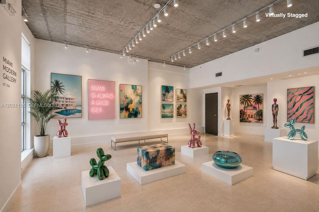 Art Gallery Concept for 1st level commercial