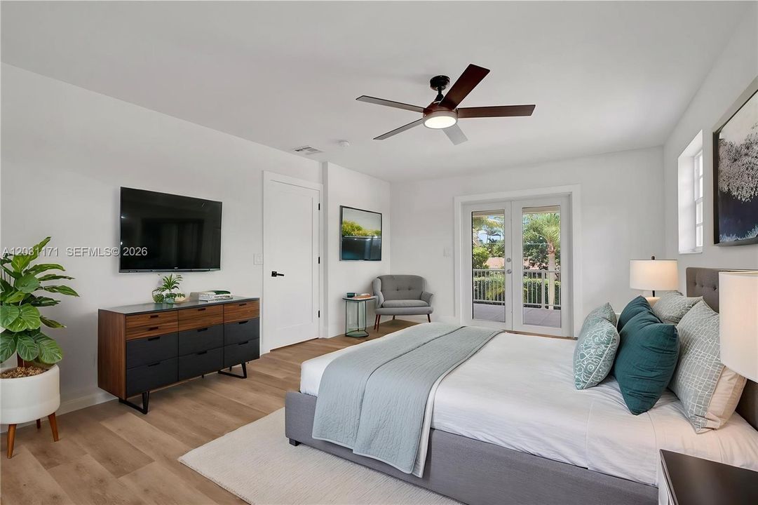 Master bedroom side view