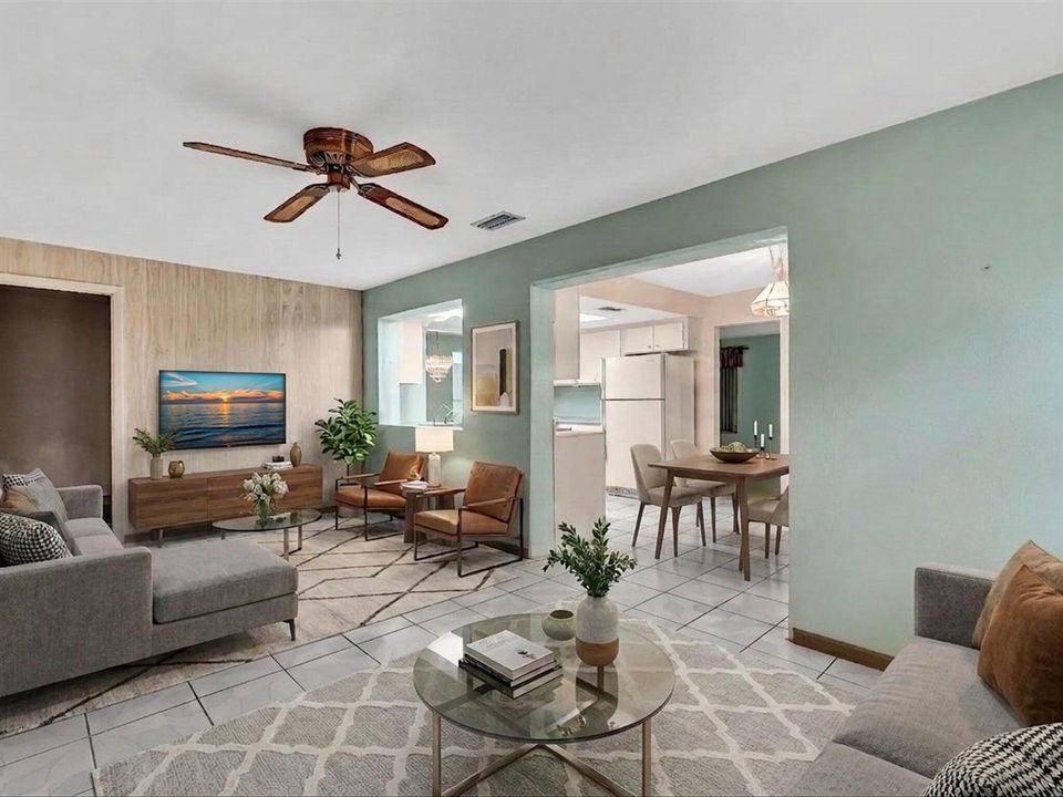 27-Virtually staged enclosed back room