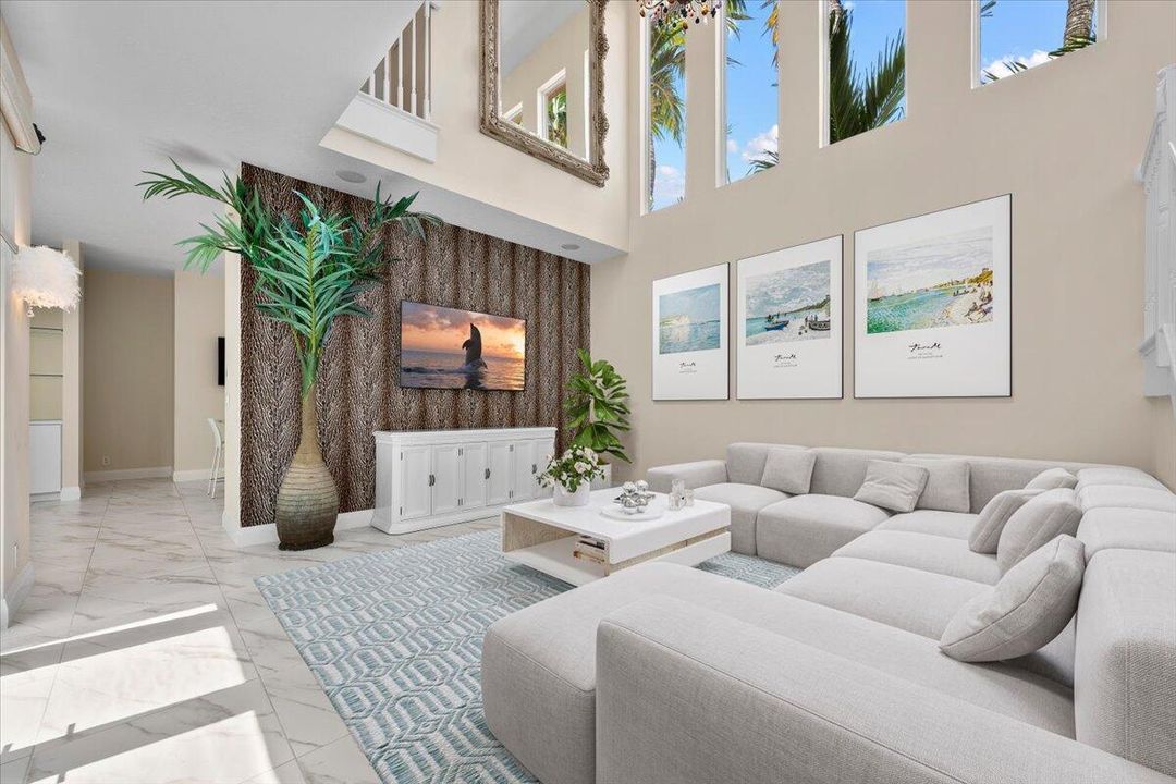 Grand Separate Living Room