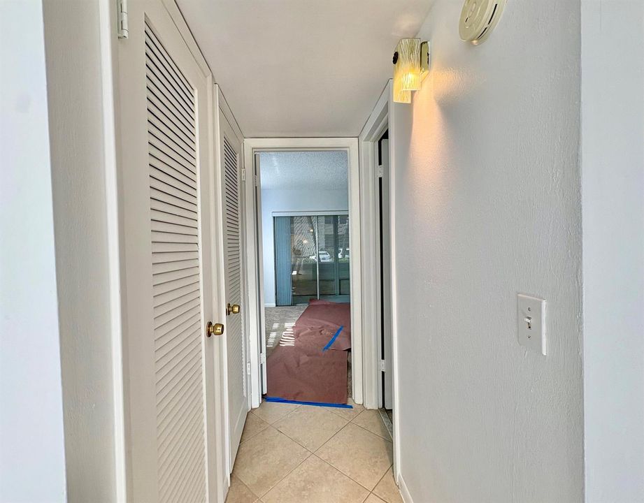HALL TO THE BEDROOM