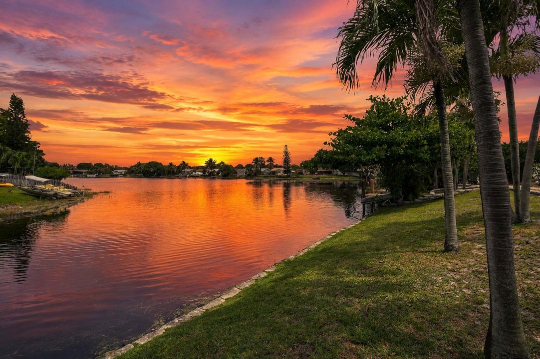 Sunset images dock