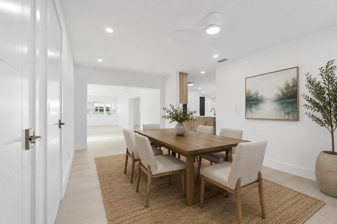 Virtually Staged Dining/Living
