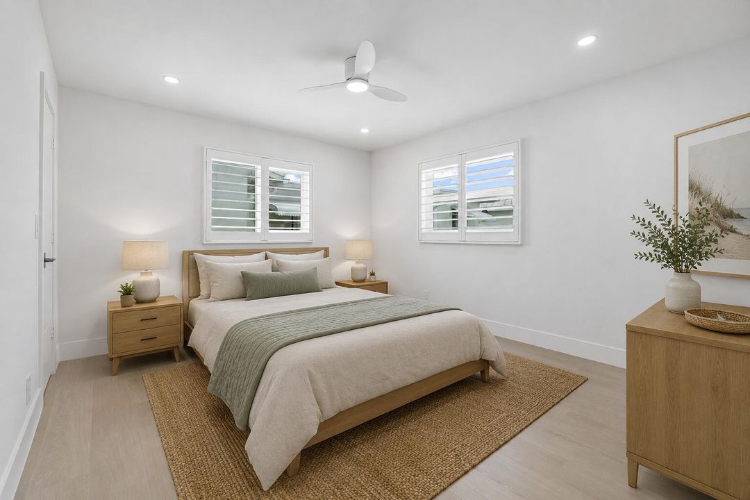 Virtually Staged Bedroom