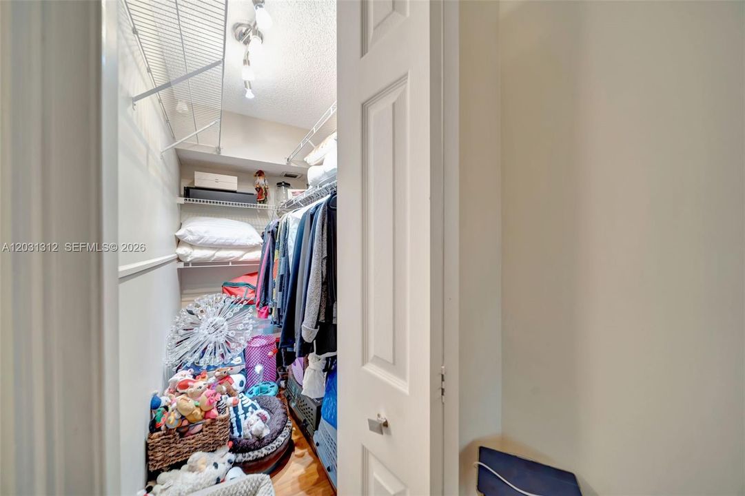 Guest Bedroom walk-in closet