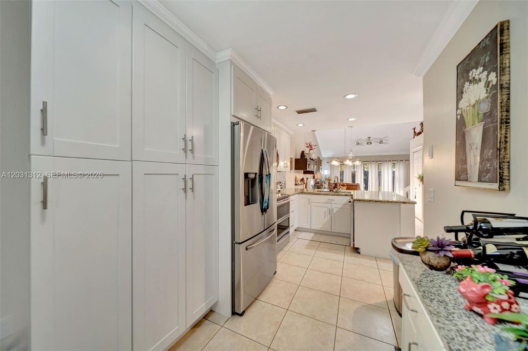 Custom built pantry