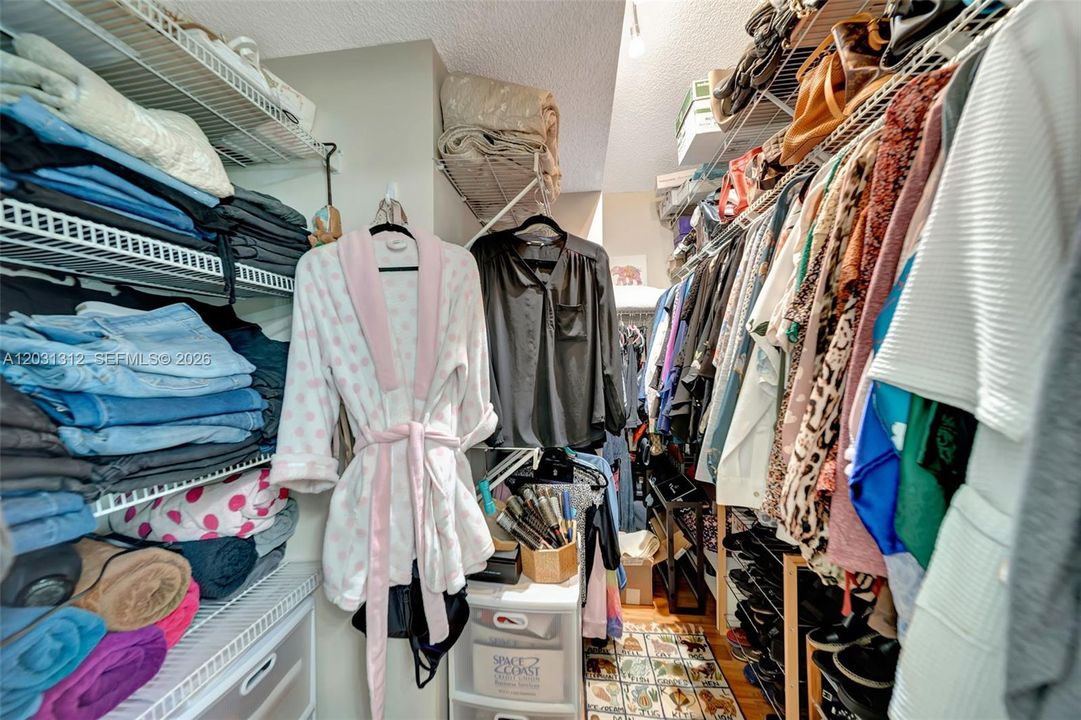 Large Primary Bedroom Walk-in Closet