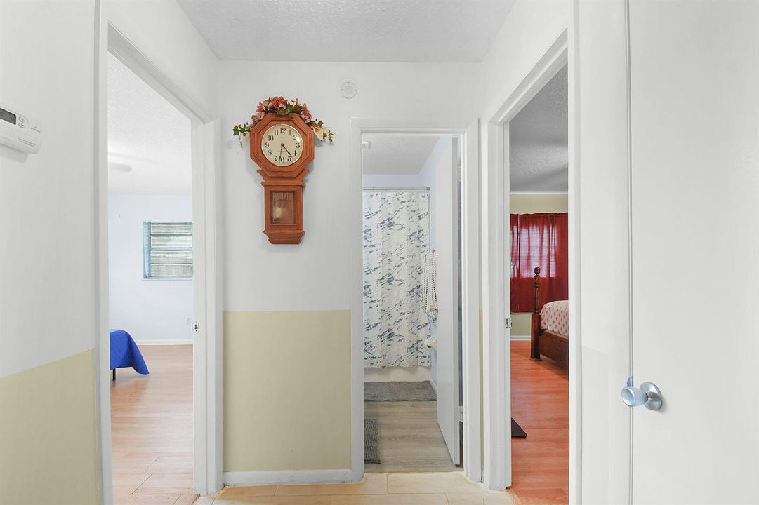 Hallway to guest Bathroom/Bedrooms