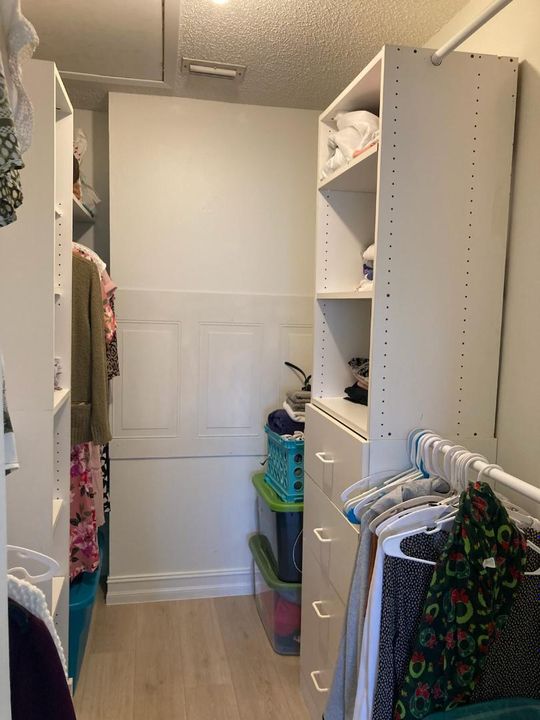 Master Bedroom Walk-in Closet