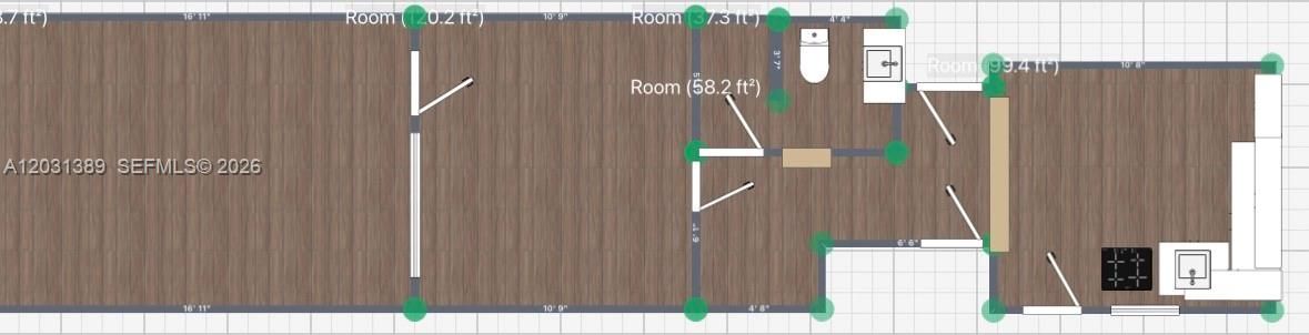 For Rent: $2,100 (1 beds, 1 baths, 550 Square Feet)