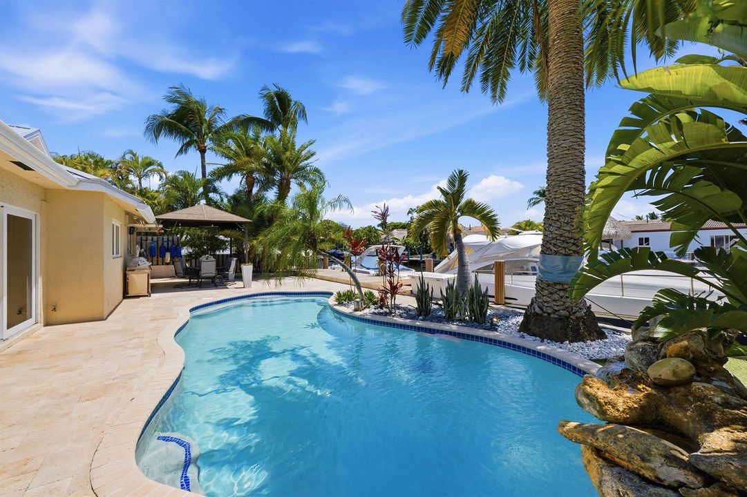 Waterfront Pool, Patio & Dock