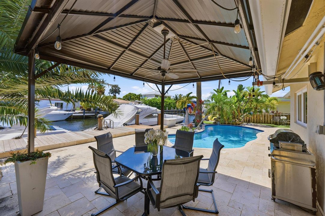 Covered Patio Waterfront & Poolside