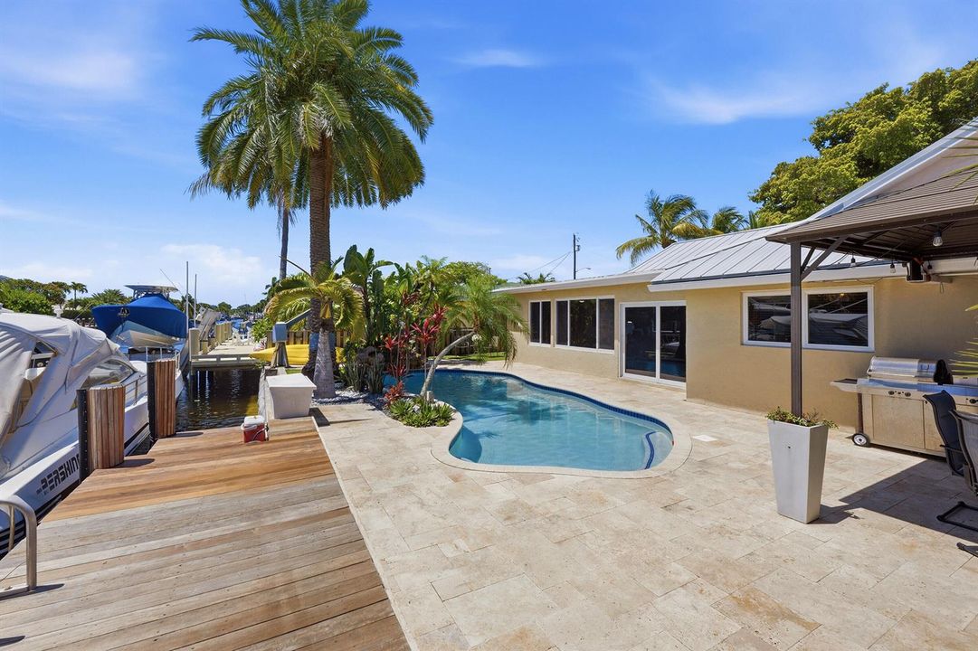 Waterfront Pool, Patio & Dock