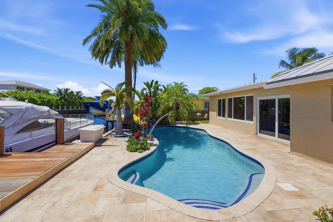 Waterfront Pool, Patio & Dock