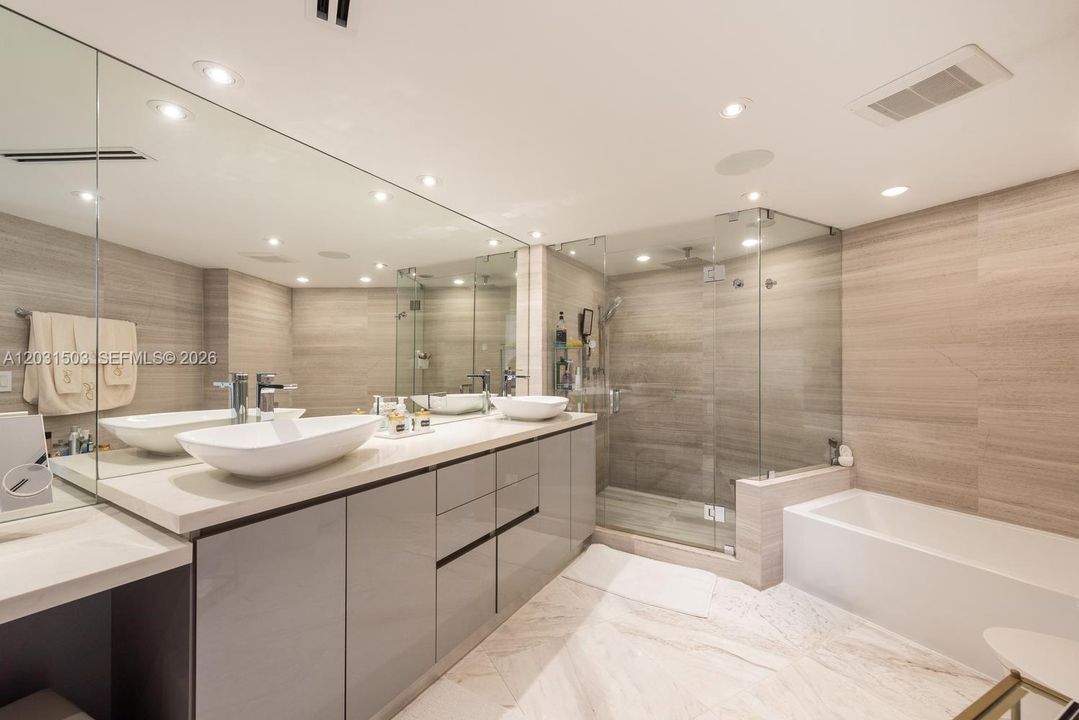 Master bathroom.