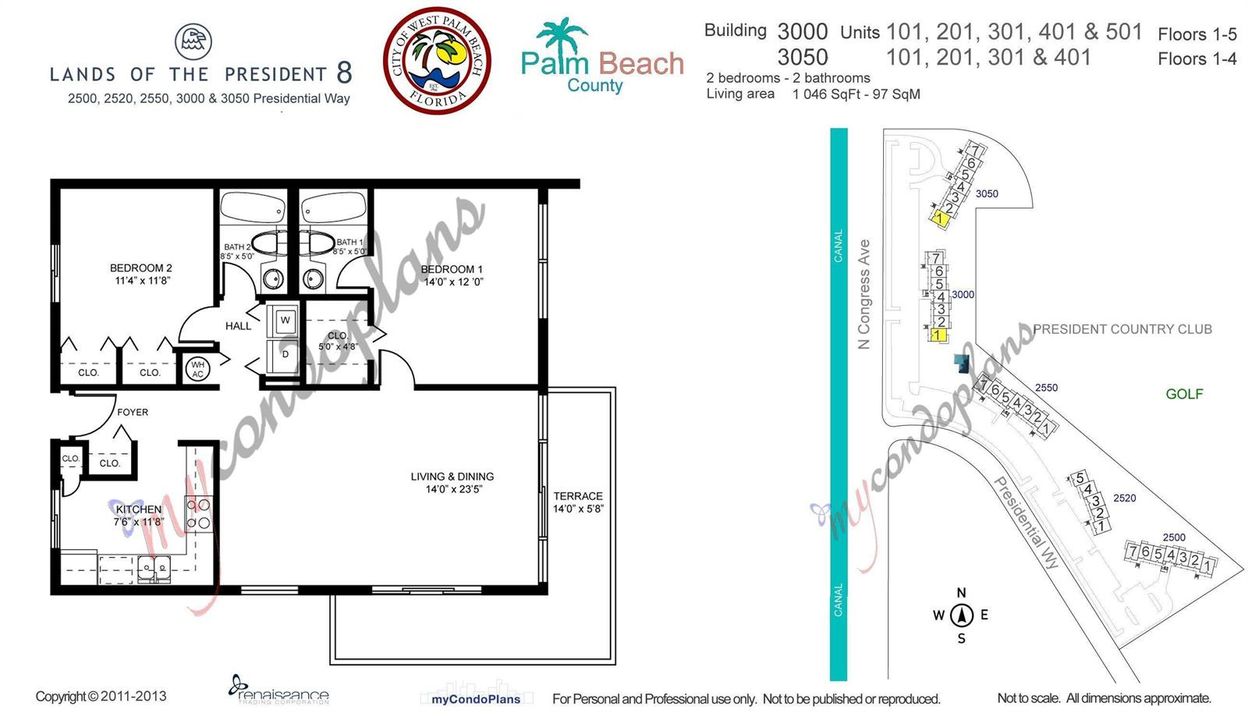Floor Plan senate corner
