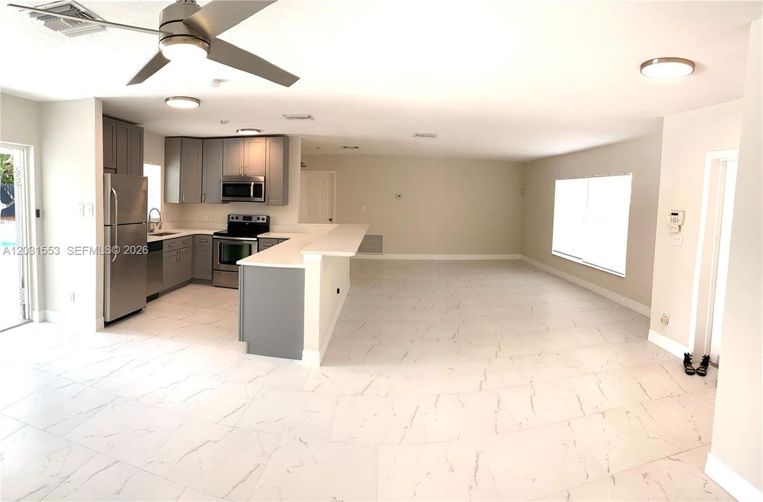 different angle living/family room