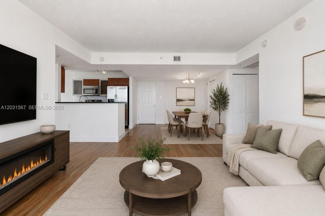 Staged Living Area