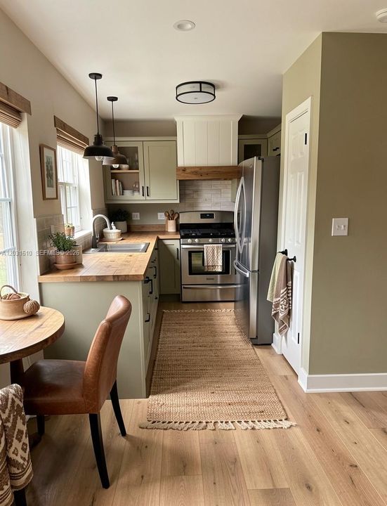 AI generated design idea not actual photo kitchen