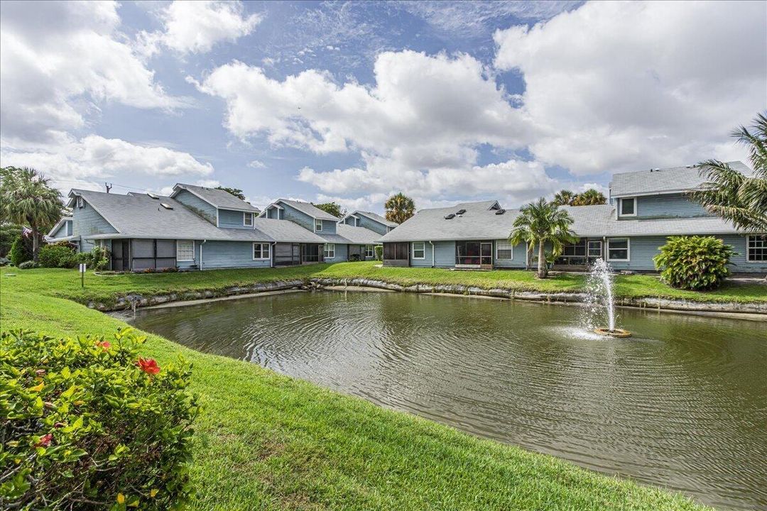 Pond behind Property