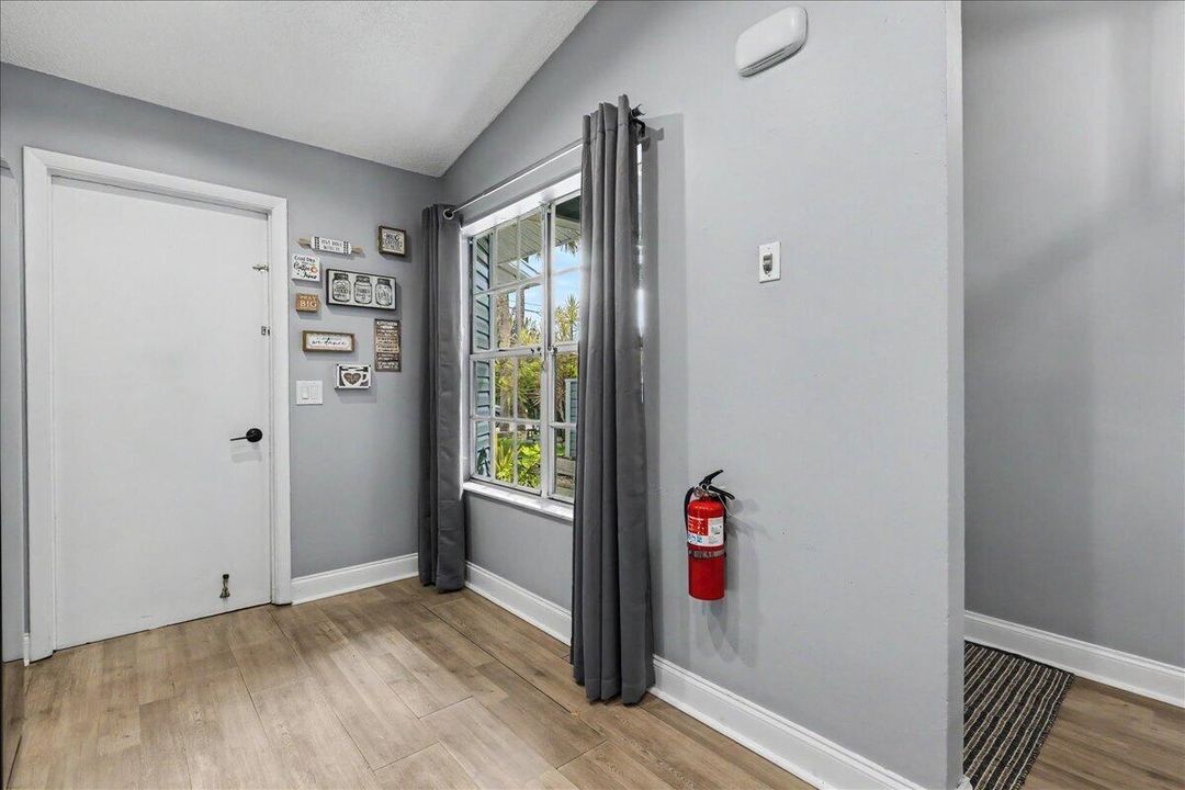 Kitchen with entry to Garge