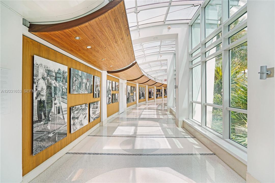 Hotel walkway