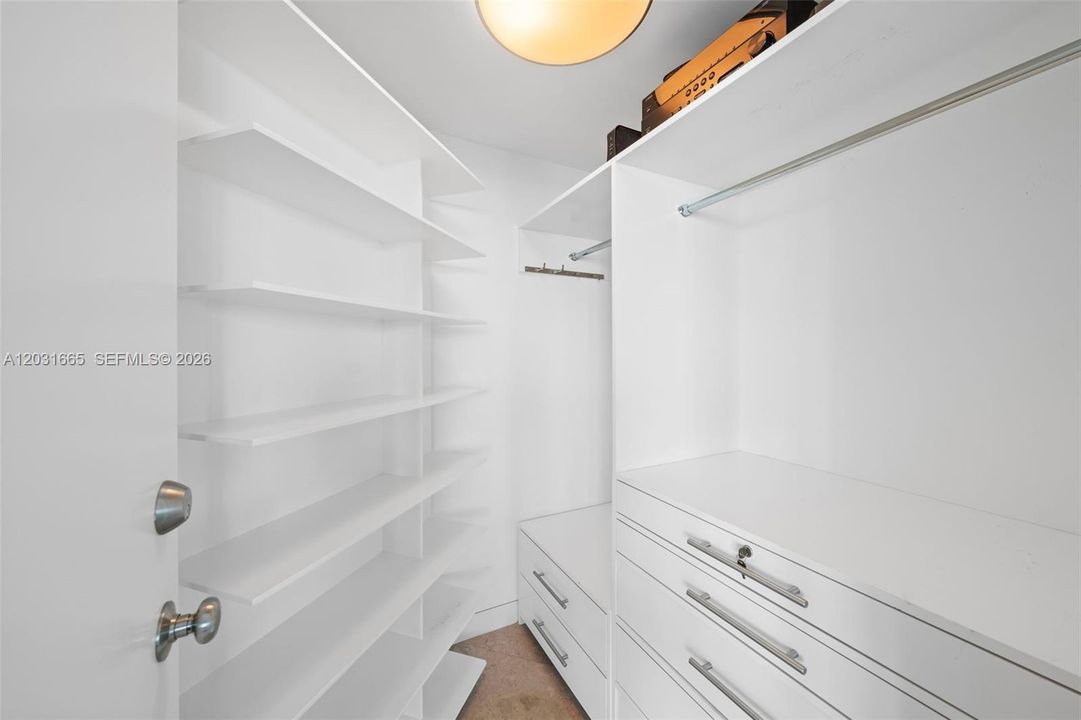Bedroom #3 walk-in closet