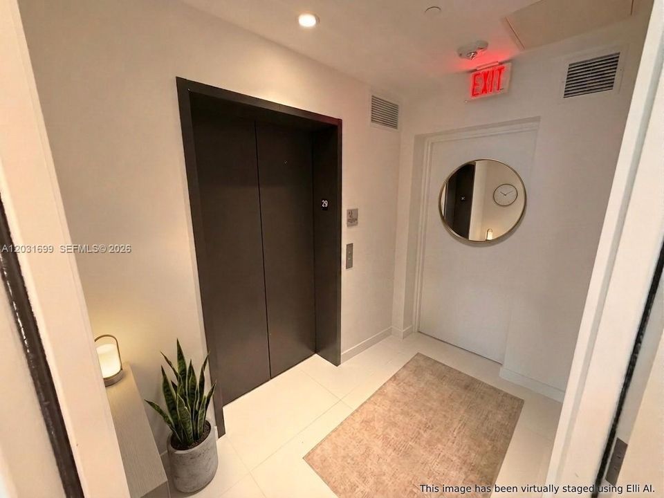 Direct high-speed elevator to private foyer