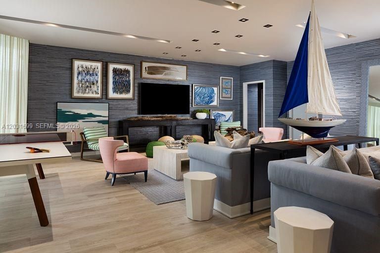 Club Room connected to 6th floor swimming pool area