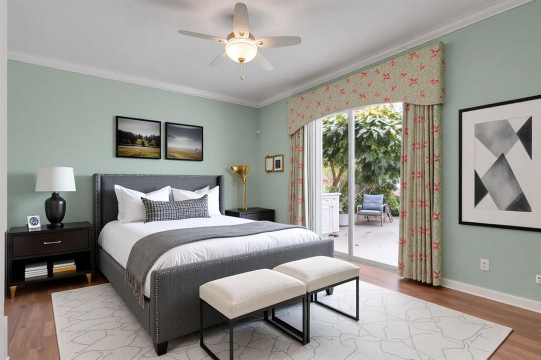 Master Bedroom AI enhanced