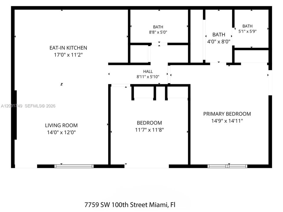 For Sale: $475,000 (2 beds, 2 baths, 915 Square Feet)