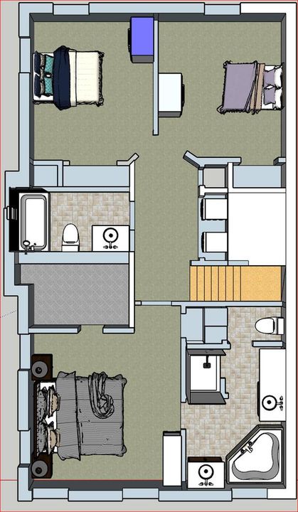 23a 3rd floor bedrooms 103