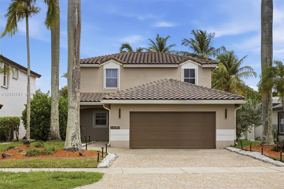 Angled Front View - Notice Trees & Foilage