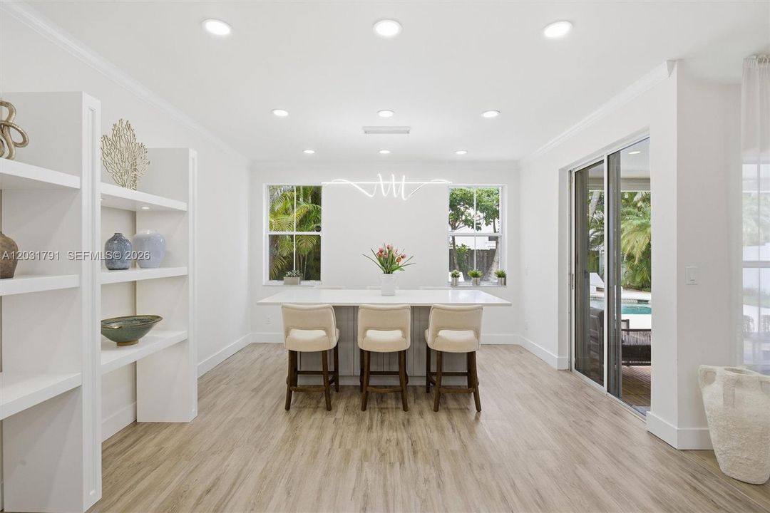 Well Lit Dining Area - Furniture Can Be Negotiated