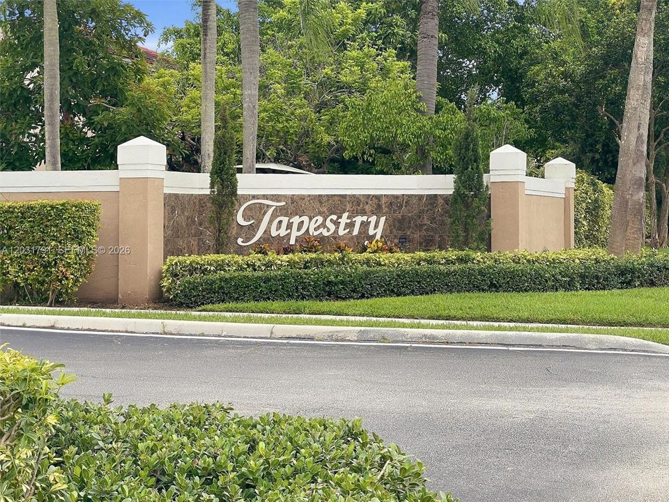 Lush Community Entrance