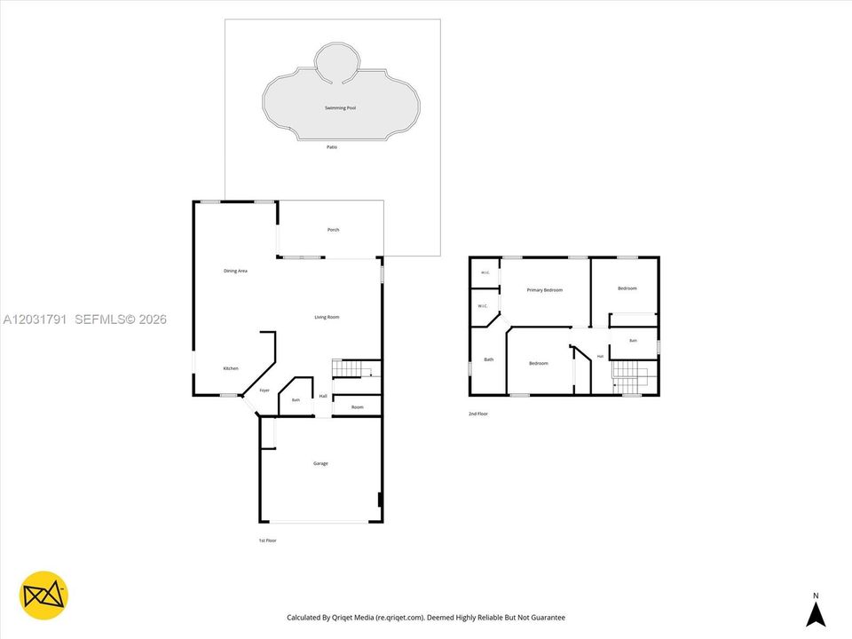 First & Second Floor Layouts