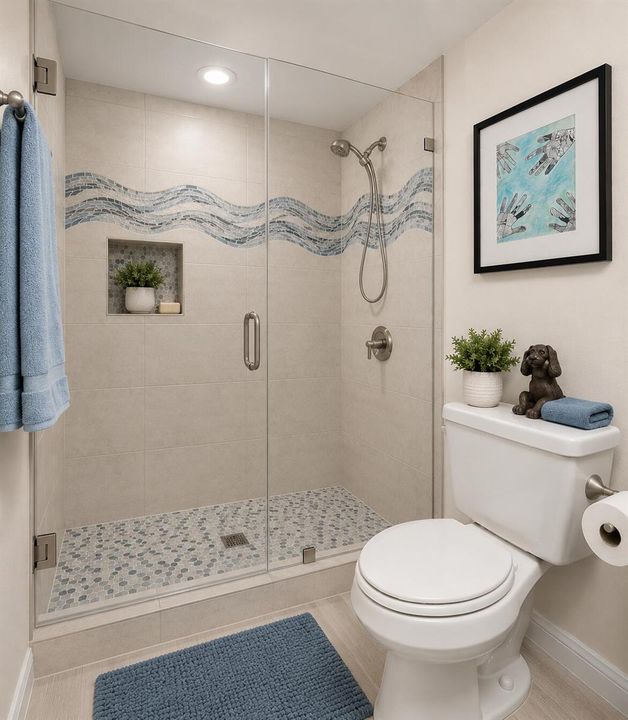updated primary bath