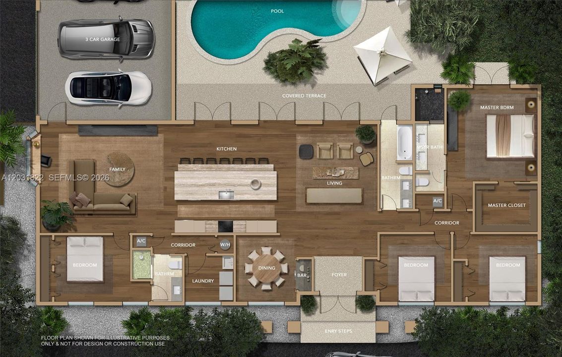 RENDERED FLOOR PLAN