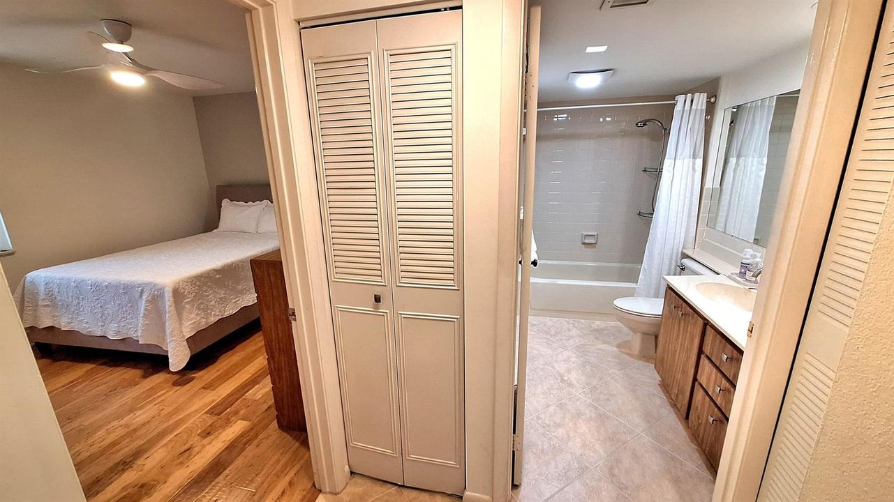 guest bath and bedroom