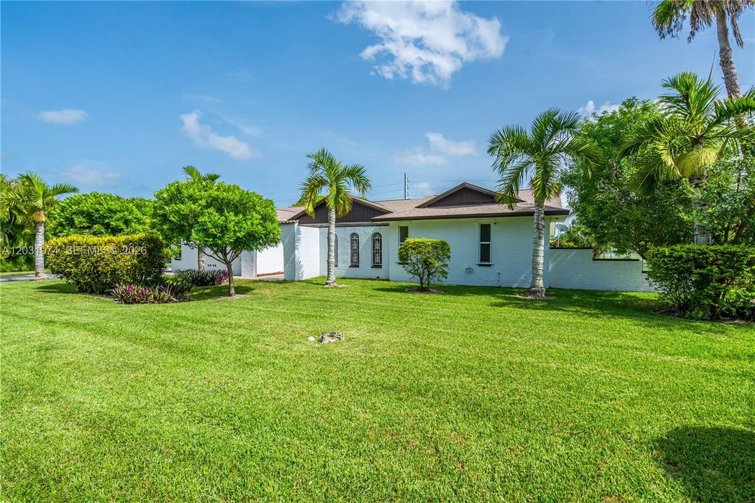 The front is welcoming with the rear yard fully fenced.