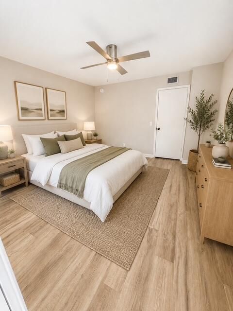 Virtually Staged Bedroom 1