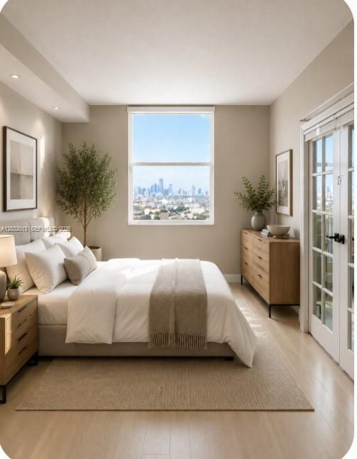 Staged w/AI 2nd bedroom